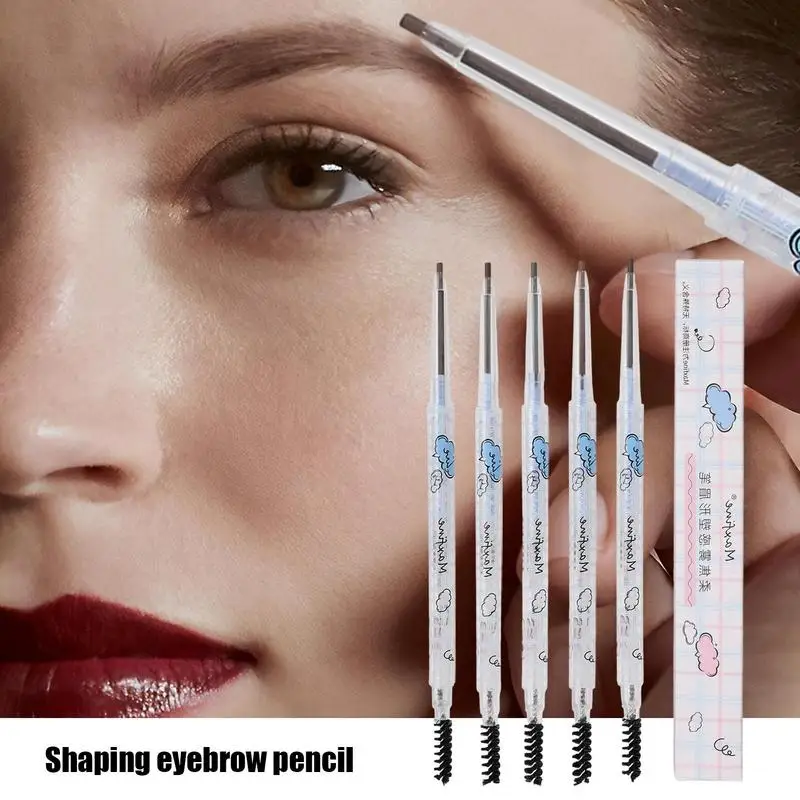 

Eyebrow Pencil Double Head Design Smudge-proof Eyebrow Pencil Long Lasting Easy To Use Eyebrow Pencil For Girls Women Makeuup