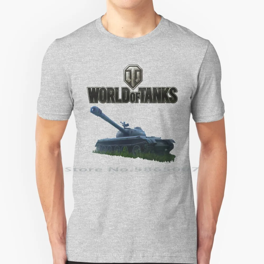 

Футболка из 100% хлопка с надписью World Of Tanks, новинка, классный Танк World Of War, футболка большого размера 6xl, модная Подарочная футболка