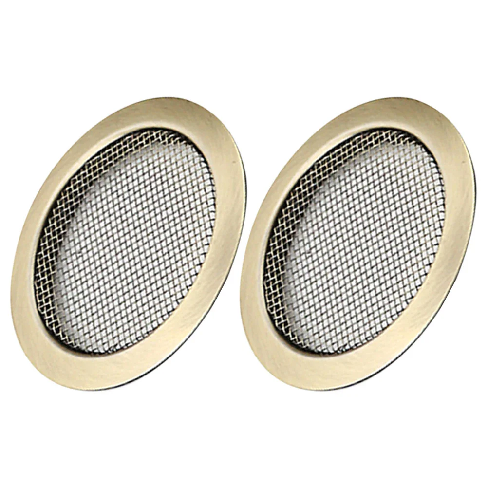 

2 Pcs Guitar Cover Hole Soundhole Covers Grille Resonator Screen Parts Acoustic Accessories Insert