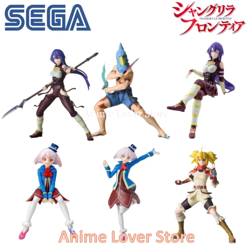 В наличии оригинальная аниме-фигурка SeGa Shangri-La Frontier Luminasta Sunraku Arthur Pencilgon Oikatsuo Emul