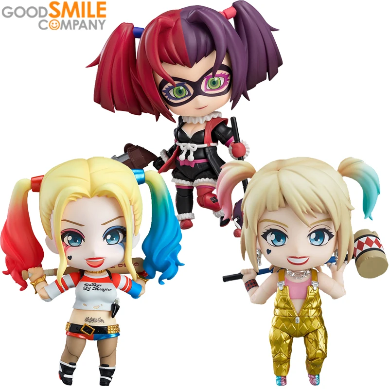 

100% Original Good Smile Nendoroid GSC 672 961 1438 Harley Quin Anime Figure Model Collecile Action Toys Gifts