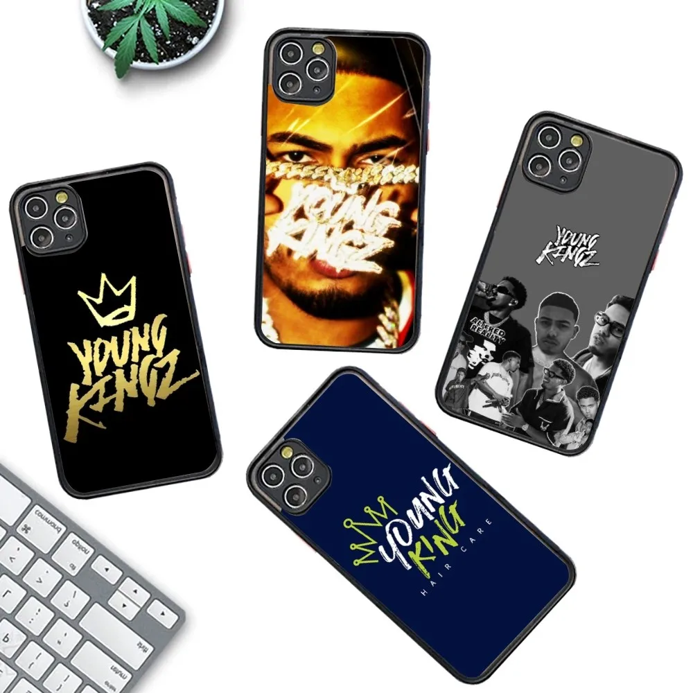 Чехол для телефона M-Myke Towers Young Kingz iPhone 14 11 12 13 Mini Pro Max 8 7 Plus X XR XS MAX полупрозрачный