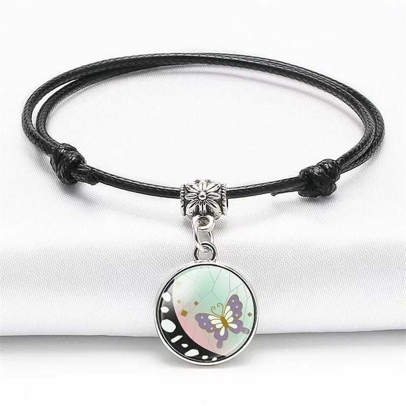 Аниме Demon Slayer Kochou Shinobu Kamado Tanjirou браслет для косплея мультфильм регулируемые