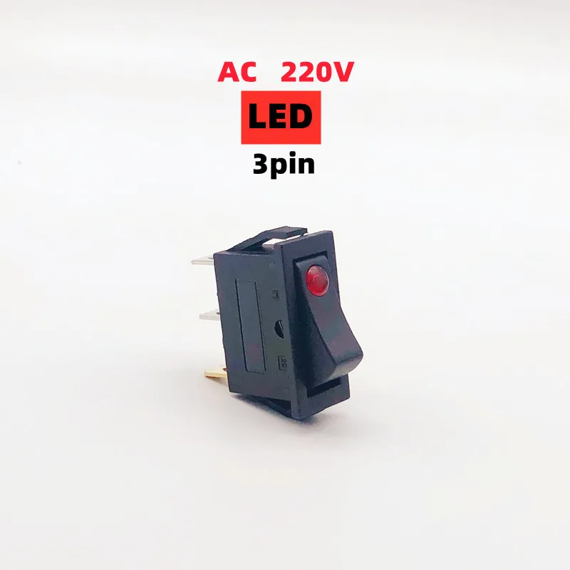 

Переключатель KCD3 "кошачий глаз" с LED 16A 220V