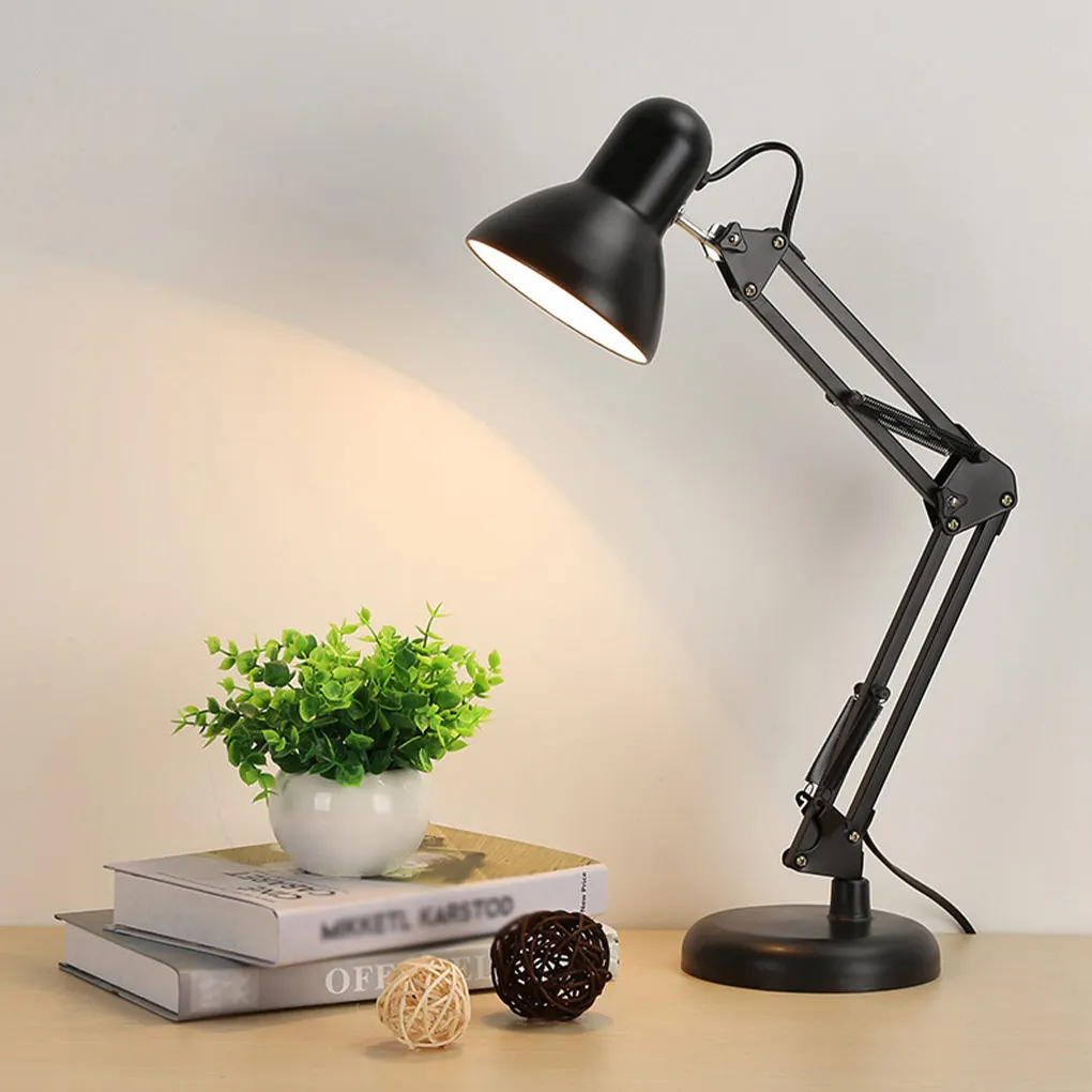

US Plug Reading Table Light Desk Lamp Bedroom Living Dormitory Office