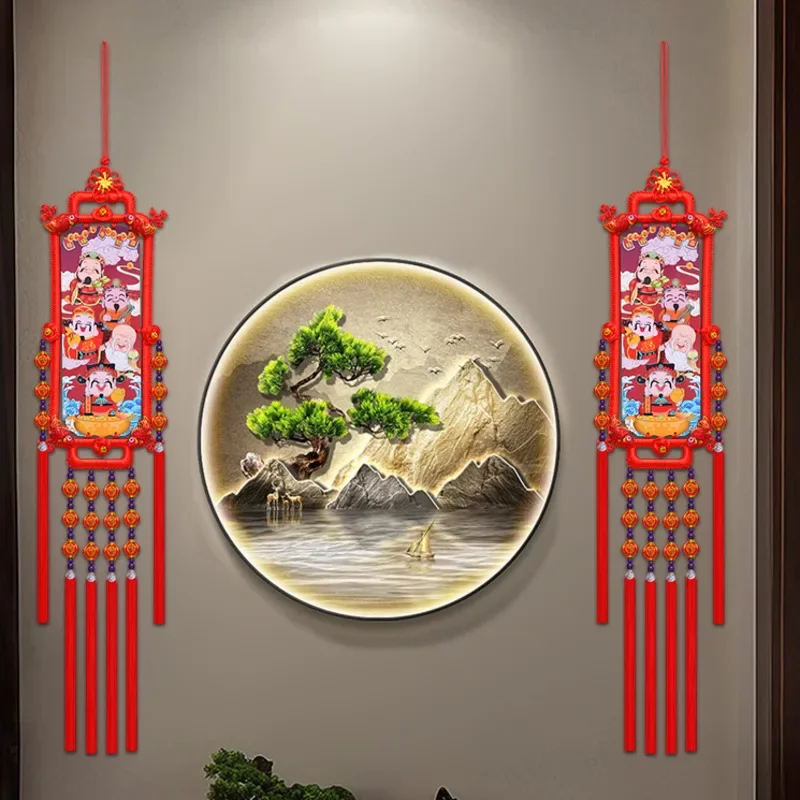 Китайские подвесные украшения для гостиной благоприятные иероглифы украшение