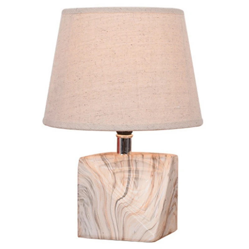 

Modern Minimalist Ceramic Table Lamp Living Room Bedroom Eye Protection Bedside Lamp Home Decor Table Lamp, EU Plug