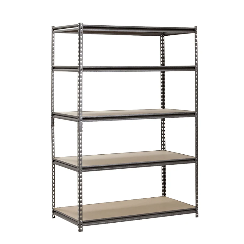 

Muscle Rack 48"W x 24"D x 72"H 5-Shelf Steel Freestanding Shelves, Silver-Vein