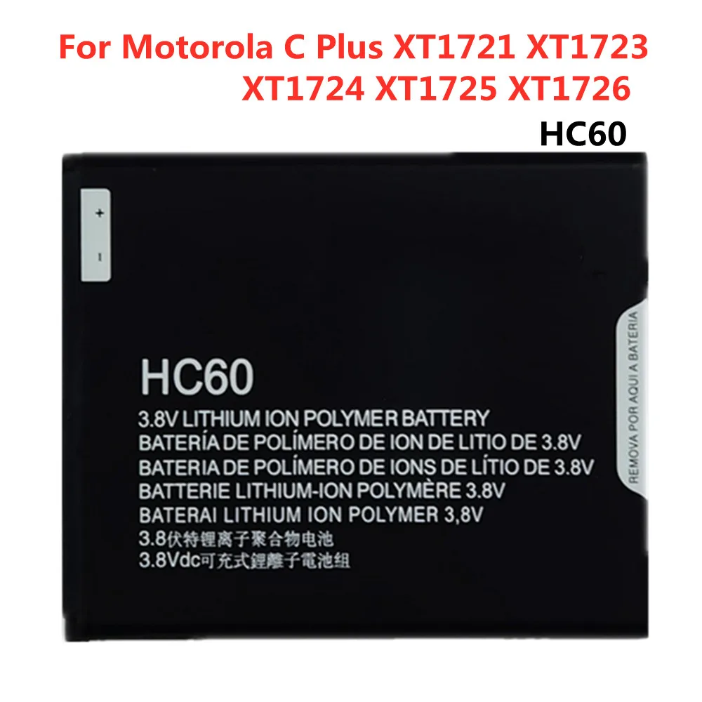 Новый высококачественный аккумулятор HC60 4000 мАч для Motorola Moto C Plus Dual SIM XT1721 XT1723 XT1724 XT1725 батарея для сотового телефона