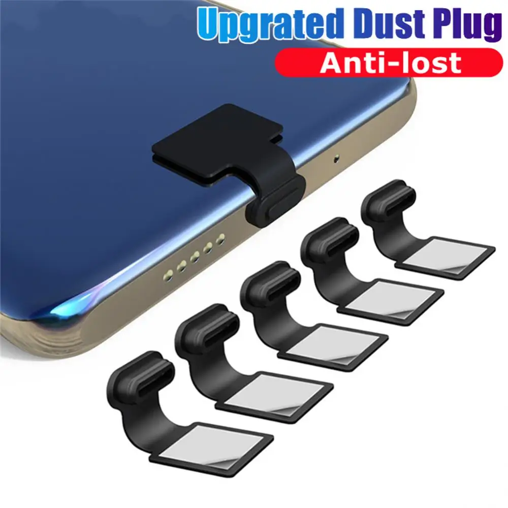

Phone Dustproof Plug Anti-lost Waterproof Plug Integrated Charging Port смартфон Plug For Apple Android Type C IOS Micro USB