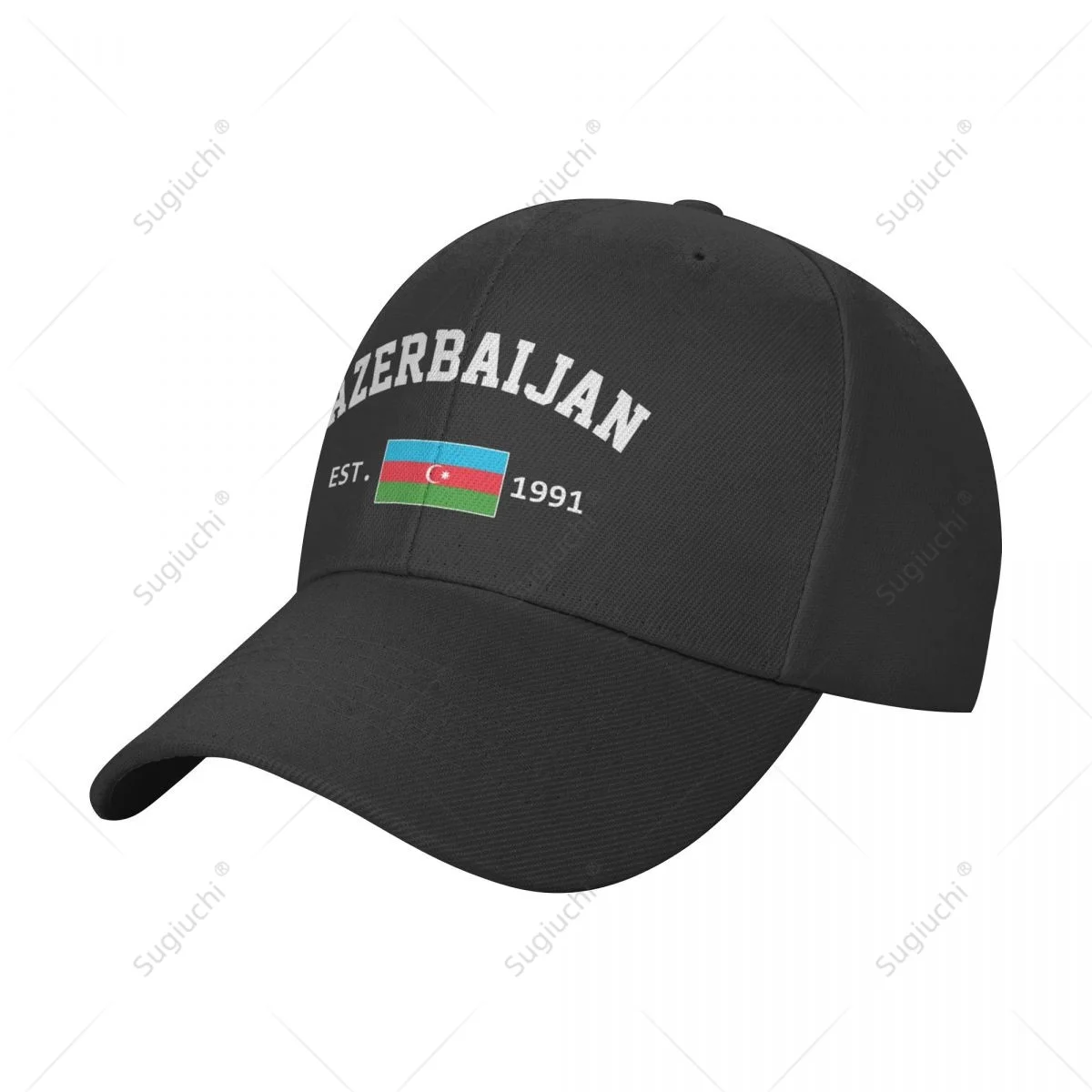 Фото Бейсболка Azerbaijan EST.1991 ко Дню независимости, с защитой от солнца, регулируемая, для активного отдыха №1