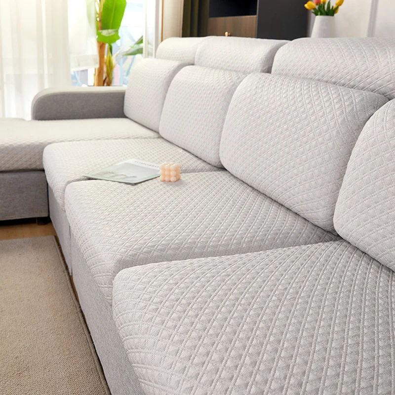 

Ice silk new all-inclusive sofa cover solid color breathable sofa cover