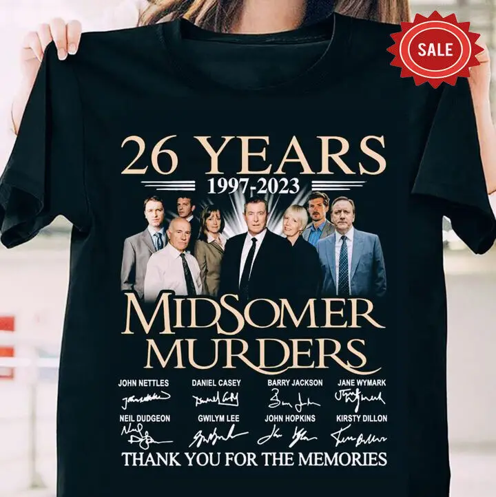 Футболка Спасибо воспоминания 26 лет Midsomer Murders 1997–2023 гг.