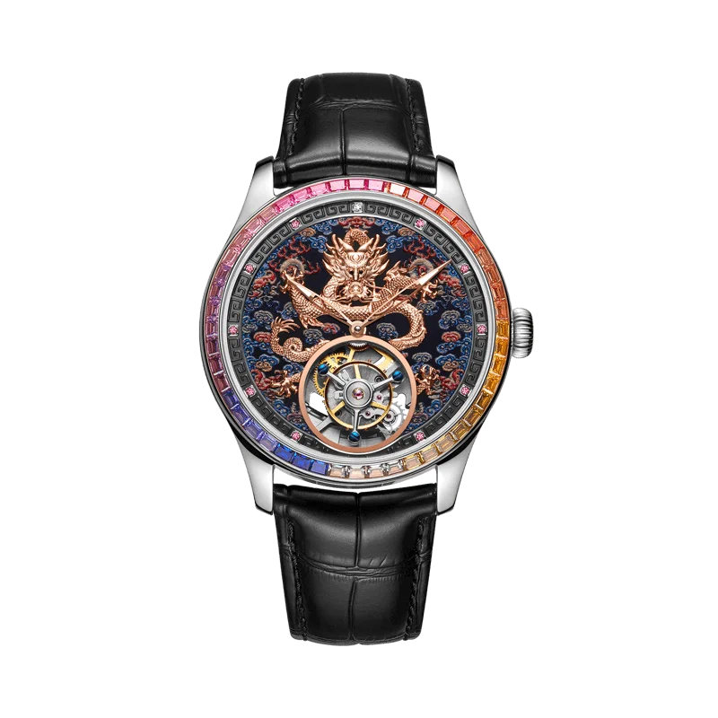 Часы дворцового музея, софирменные часы для 600-й годовщины серии sunrise полностью автоматической турбийон