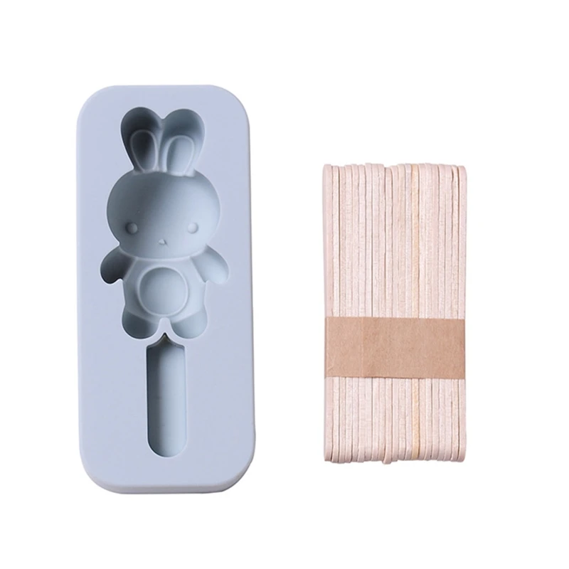 Форма для мороженого в форме кролика/медведя форма кухонные приспособления