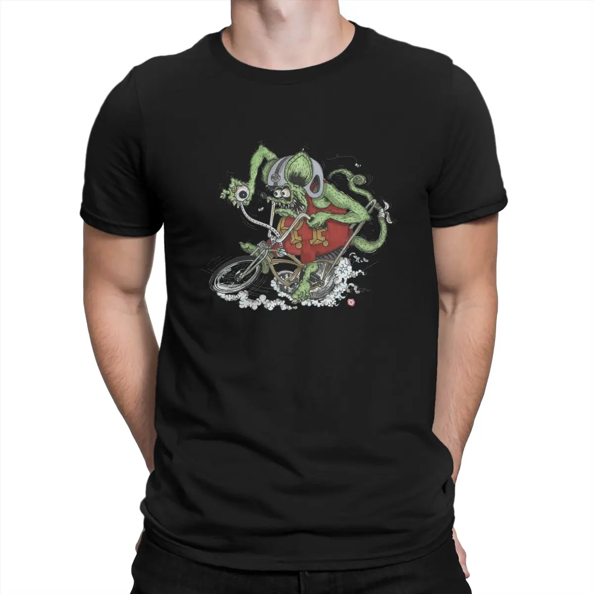 

Tales of the Rat Fink John Goodman Newest TShirt for Men Bicycle Round Neck Pure Cotton T Shirt Personalize Gift Clothes