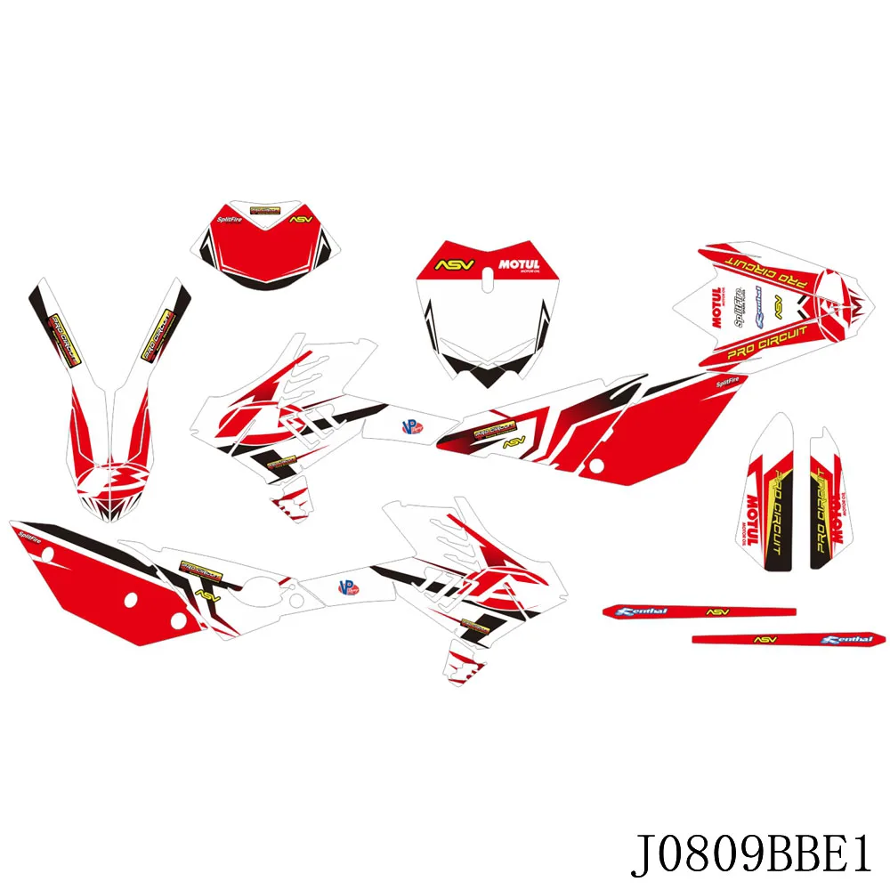 

Full Graphics Decals Stickers Motorcycle Background Custom Number For BETA RR 2010 2011 2012