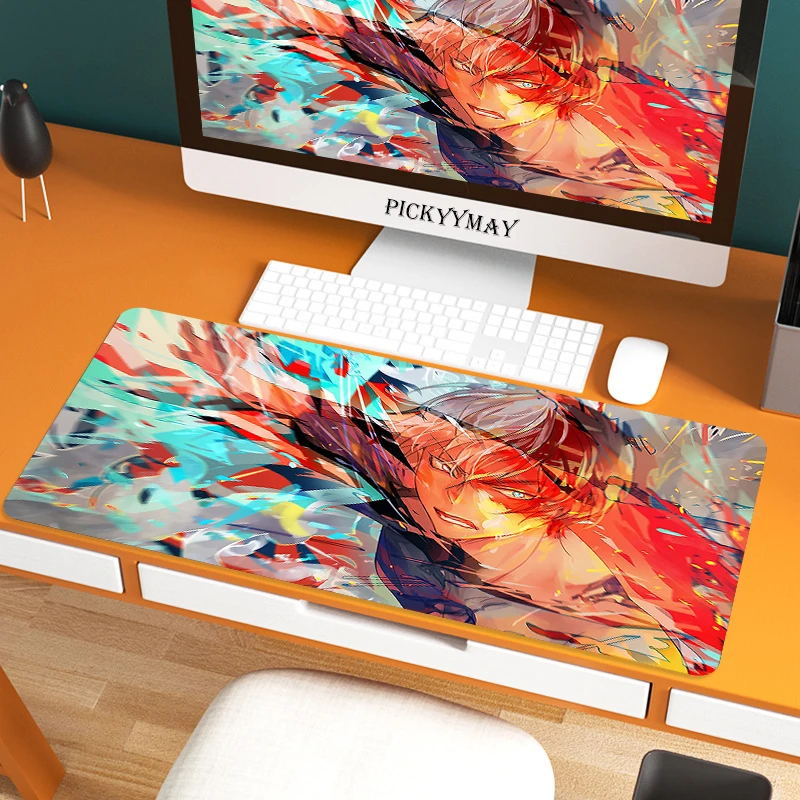 

My Hero Academia Large Mat Gaming Mouse Pad Floral Mousepad Gamer 900x400 Rubber Keyboard Mats Desk Mat Table Mousepad Carpet