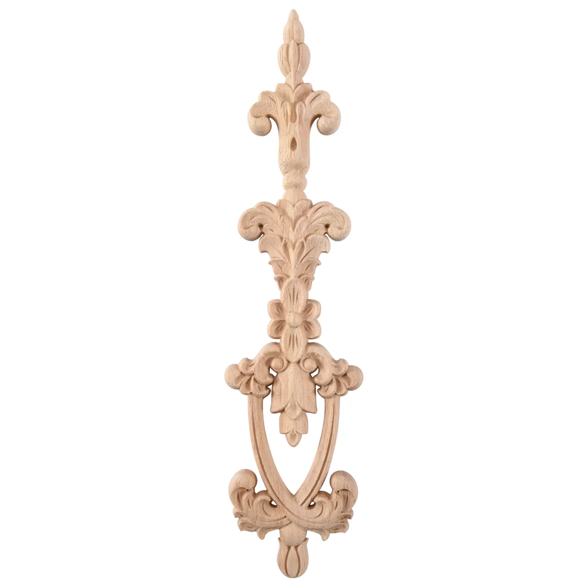 1x деревянная резная угловая аппликация неокрашенная рамка наклейка для