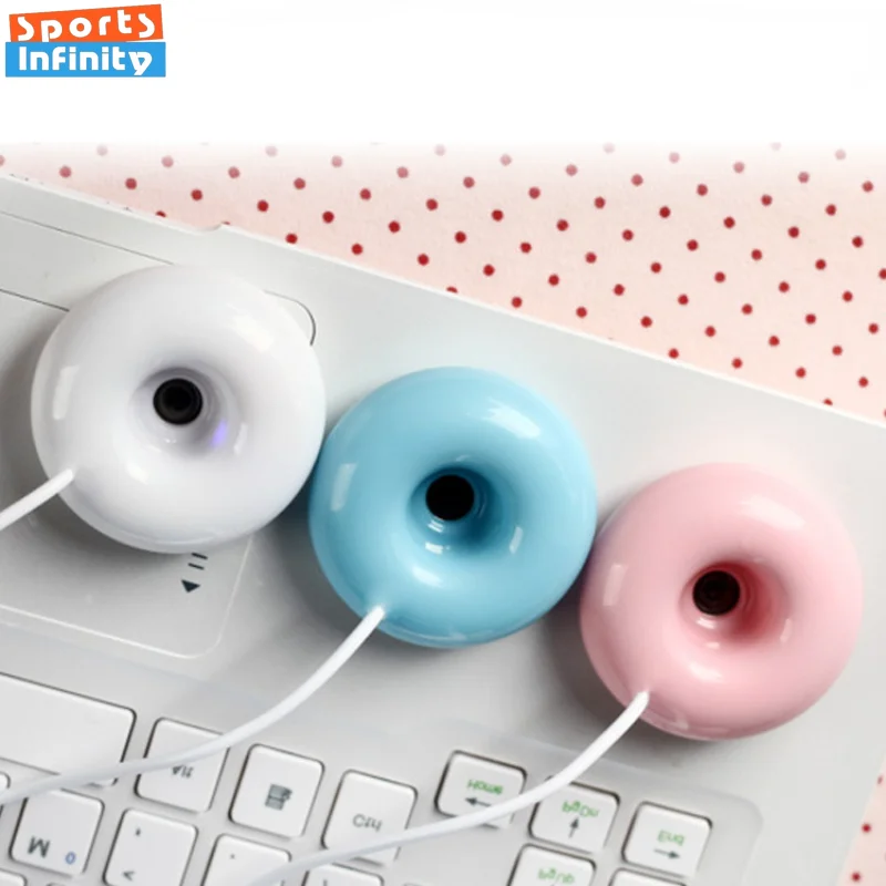 H2o Small Doughnut Oxygen Steam Spray Ion Air Purifier For Home Office Water Bottle Cup