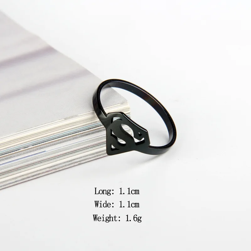 Аниме Фигурка Лиги Справедливости DC с логотипом Бэтмена Супермена кольцо полым