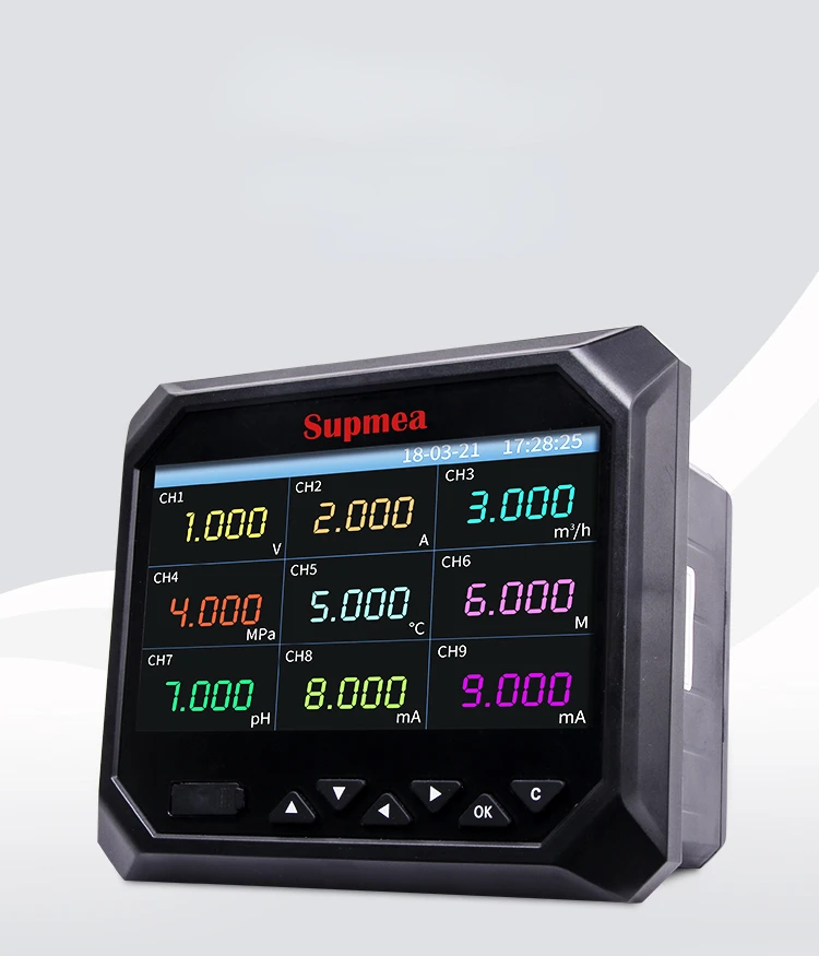 Temperature Paperless Chart Recorder Multi-channel Smart Paperless Recorder