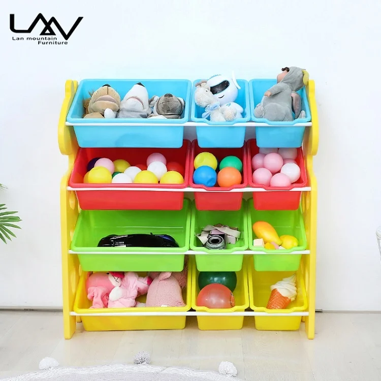 Самая продаваемая детская мебель пластиковый шкаф для хранения игрушек с