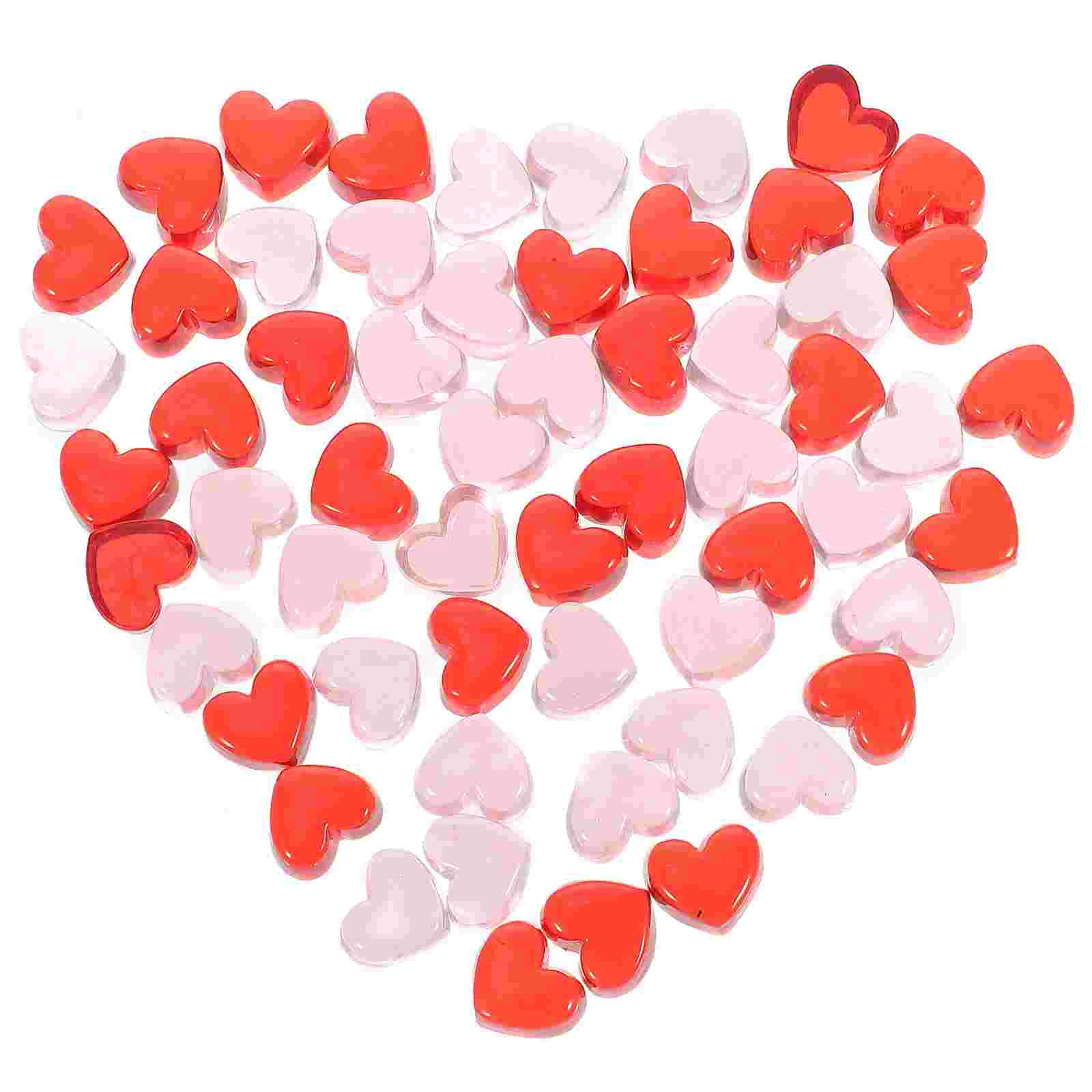 

Heart Table Scatter Vase Beads Acrylic Filler Shaped Valentine Party Resin Love Hearts Wedding Embellishments Crystals Day S