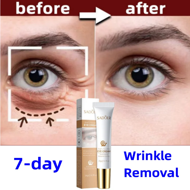 New Eye Care Anti-Wrinkle Eye Cream Remove Dark Circles Eye Bags Puffy Reduce Fine Lines Fat Particles Facial Skin Care Products