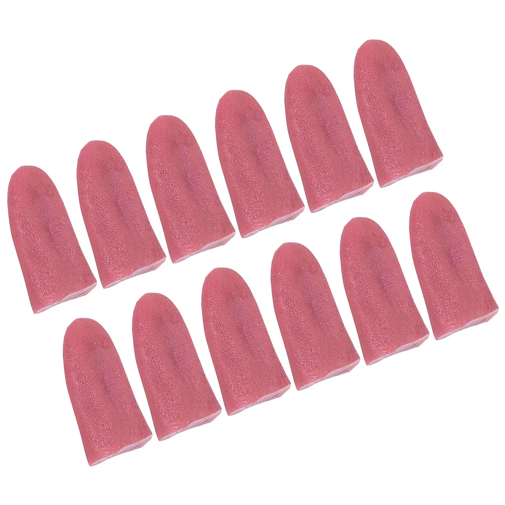 

12 Pcs Tricky Tongue Decor Adutl Toy Toys Adutl Toy Fool's Day Adutl Toy Scary Prank Simulation Decors