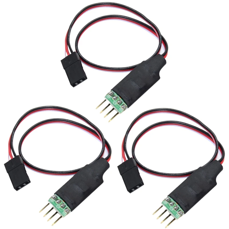 

3X Remote Control Switch Board CH3 Light Control Module For The Model RC Car Light Lamp Plug And Play