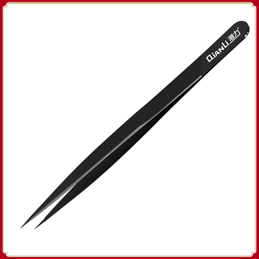 Qianli iNeezy Пинцет ручная полировка из нержавеющей стали BGA Перемычка Инструменты для ремонта немагнитные микропаяльные щипцы