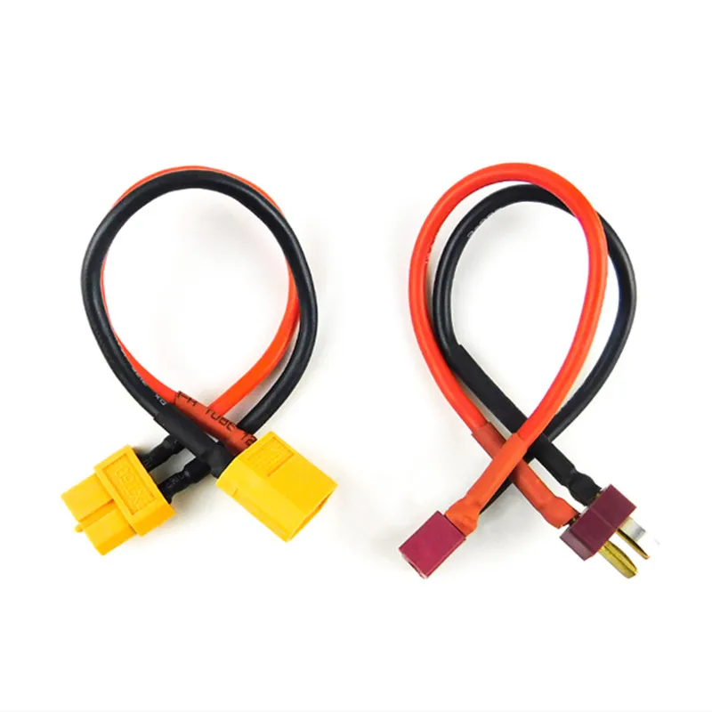 Адаптер XT60 для штатива с силиконовым проводом 400 мм 14AWG AM1015E T штекер-гнездо