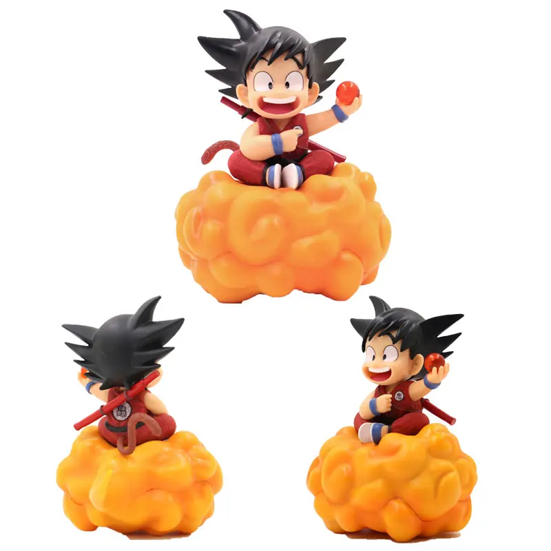 

11cm Dragon Ball Z Childhood Son Goku Kakarotto Nuova Ball Action Figure PVC Cake Furnishing Model Dolls Collections Toys Gift
