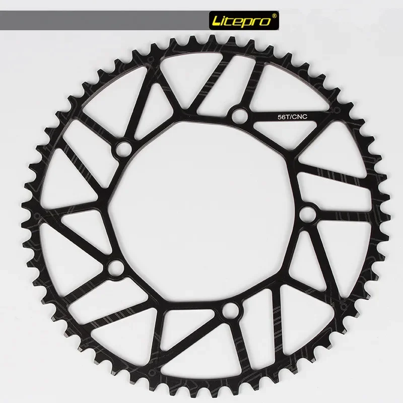 Легсветильник велосипедная звезда Litepro 130 BCD 46/48/50/52/54/56/58T полая Звездочка BMX