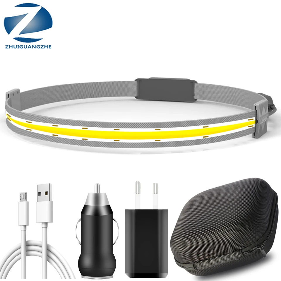 

V91 Sensor COB Led Headlamp Built-in Battery Rechargeable Headlight Head Lamp Lighting for Camping Working