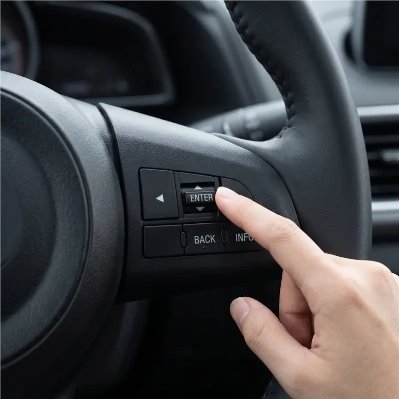 Фото Кнопка регулировки громкости AU65 для Mazda 3, 5, CX-7, переключатель управления на руле автомобиля №4