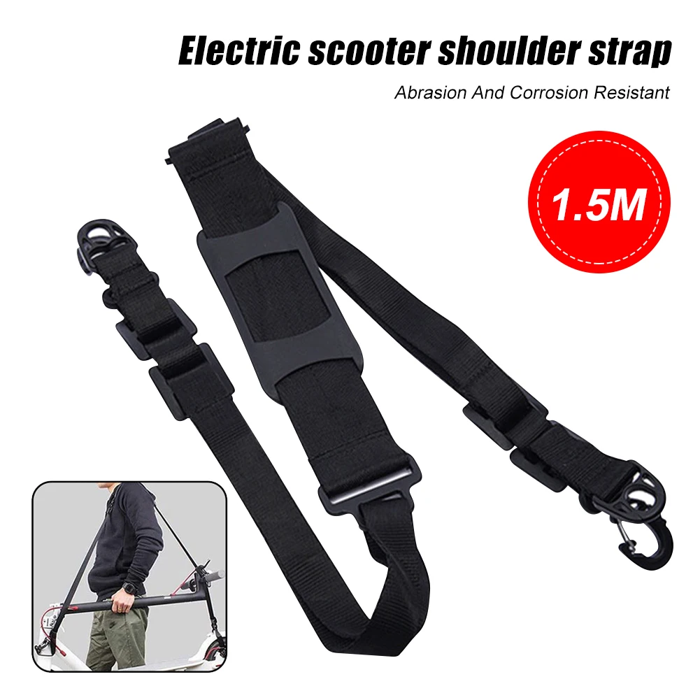 

150CM Abrasion Fasteners Shoulder Strap Folding Bicycle Shoulder Strap For Xiaomi Electric Scooter Shoulder Strap Sport Cycling
