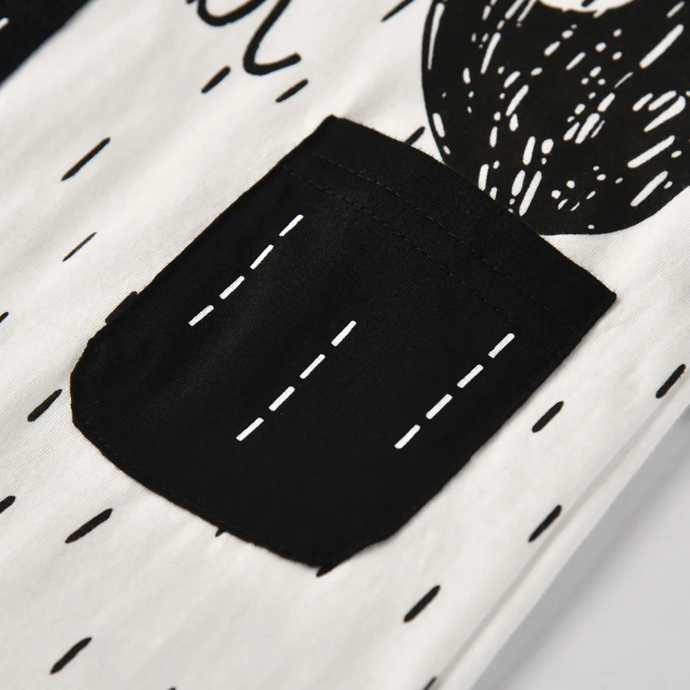 Милый хлопковый комбинезон для новорожденных мальчиков комплект из 2 предметов