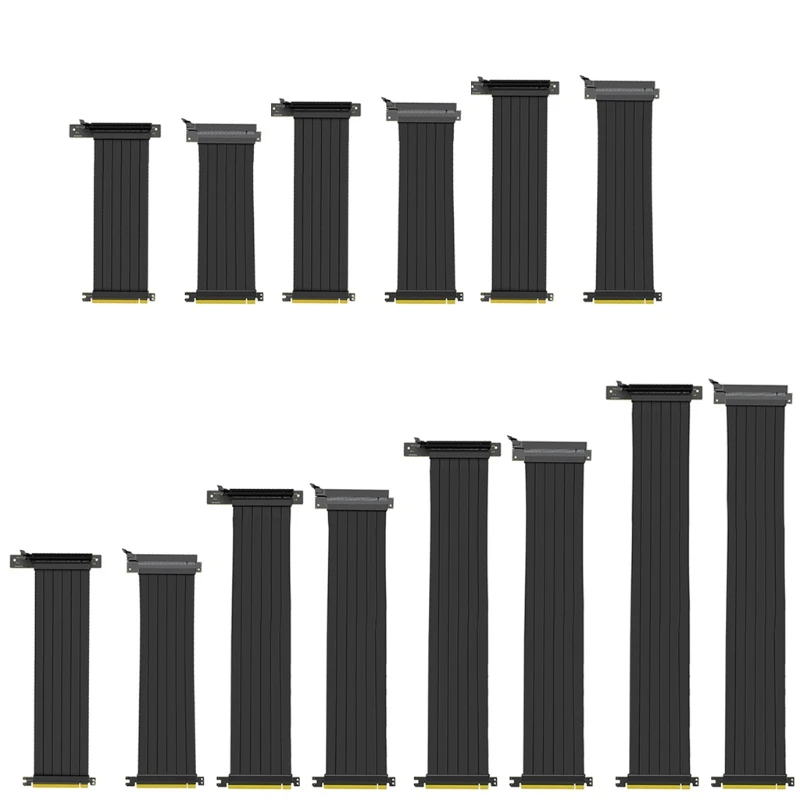 

Full Speed 3.0 PCIE X16 Riser Cable Graphics Card Extension Cable PCI Express Riser Shielded Extender for GPU Vertical