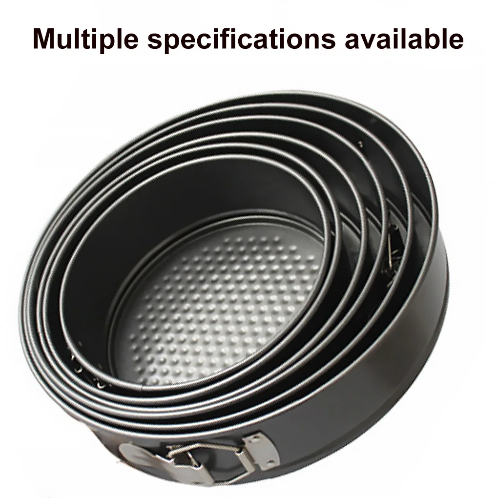 

12/14/16/18CM Carbon Steel Baking Mold Bakeware Non Stick Spring Form Round Cake Baking Pan Cake Tool Kitchen Gadget