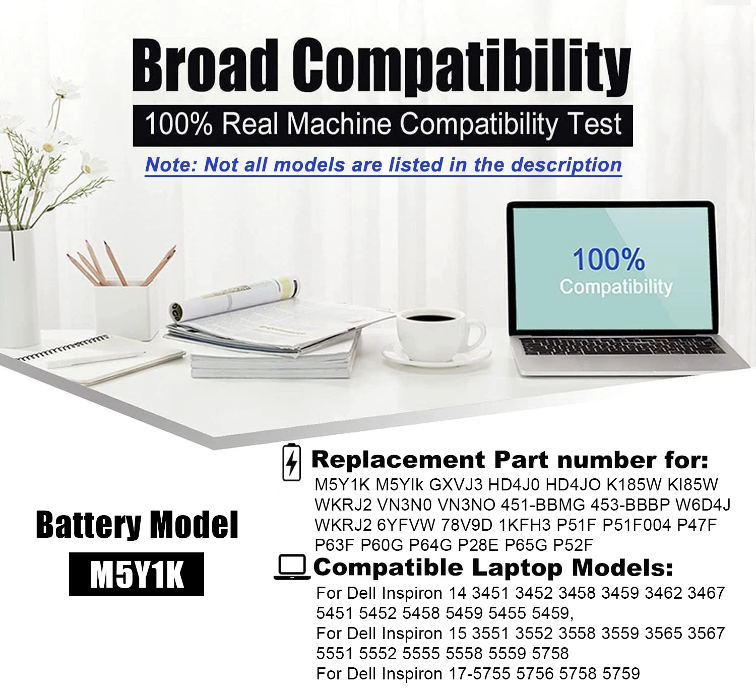 Аккумулятор LISCN для DELL Inspiron