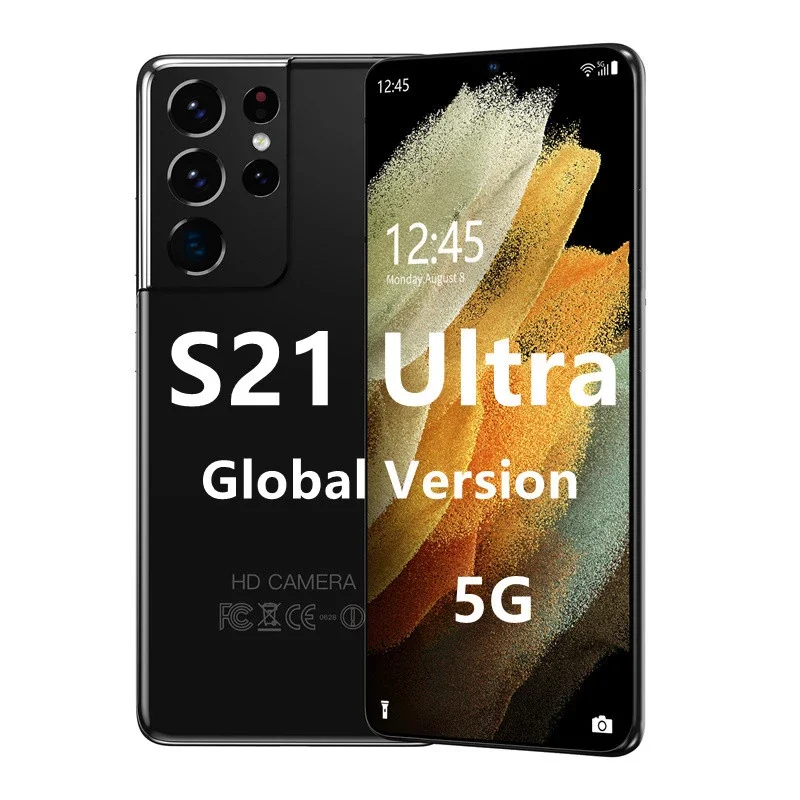 

Оригинальный смартфон S21 Ultra 4G/телефон, 16 ГБ + 512 ГБ, телефон с поддержкой двух SIM-карт 24 Мп + 48 МП, сотовый телефон с долговечной батареей