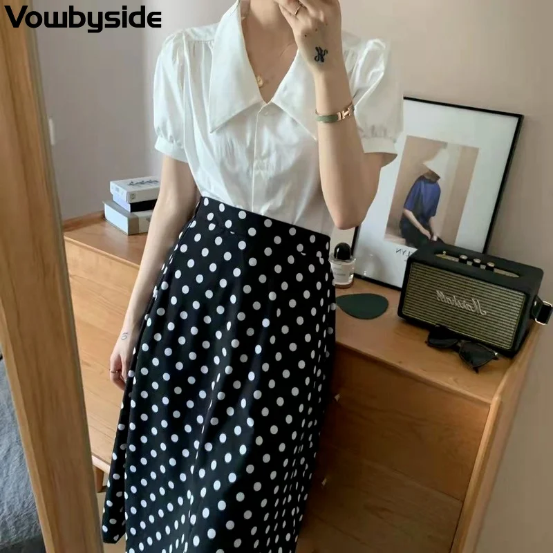 

Summer Women's Skirt Print Casual Fashion High Waist Floral Skirt