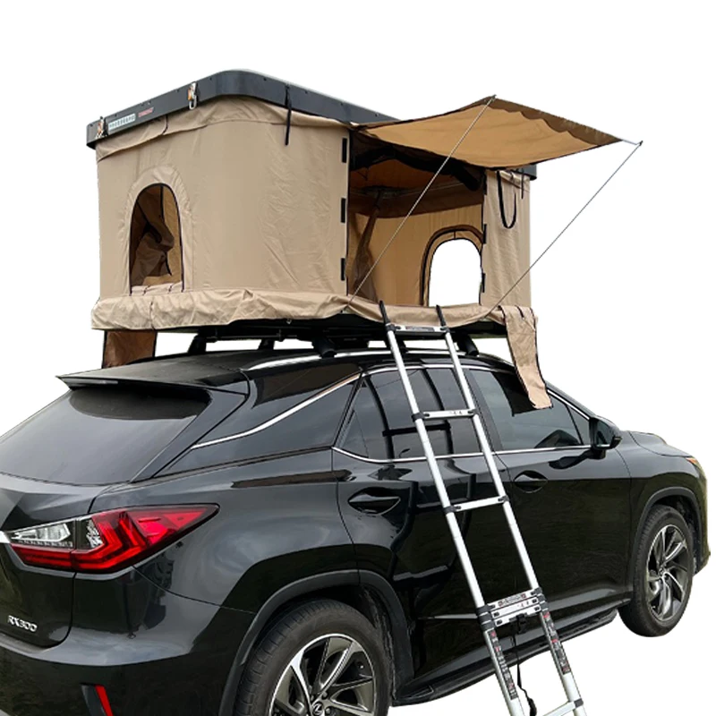 

Waypark 4x4 fiberglass rooftop tent hard shell pick up car roof tent box