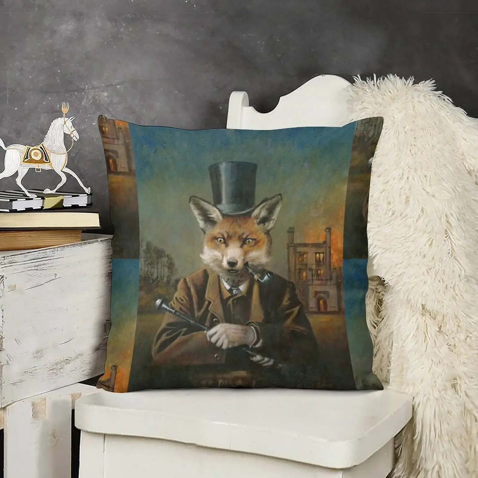 Дешевая подушка The Dapper Fox роскошная наволочка подушки для детей декоративный