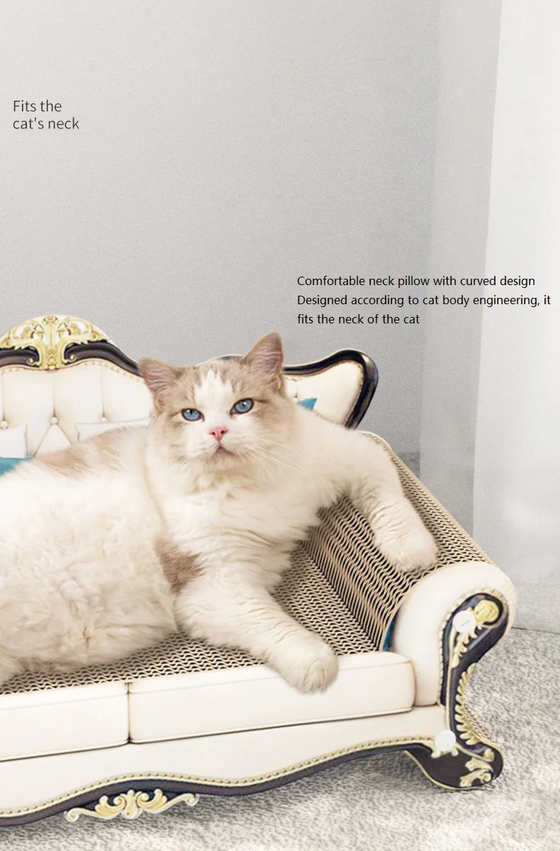 Cat scratching board integrated cat sofa wear-resistant shavings resistant supplies imperial concubine chair extra large
