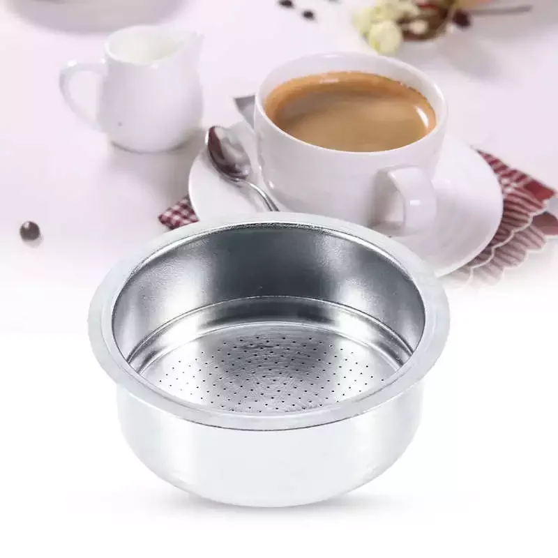 

Stainless Steel Coffee 2 Cup Pressurized Filter Basket Strainer Coffee Make Machine Parts Coffee Make Machine Parts