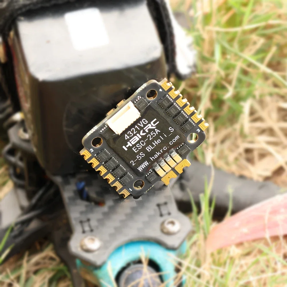 Фото HAKRC Mini 15A 25A 4-в-1 BLHELI_S Бесколлекторный ESC 20*20мм с поддержкой Dshot150/300/600 PWM Oneshot для FPV-дронов и аксессуаров №5