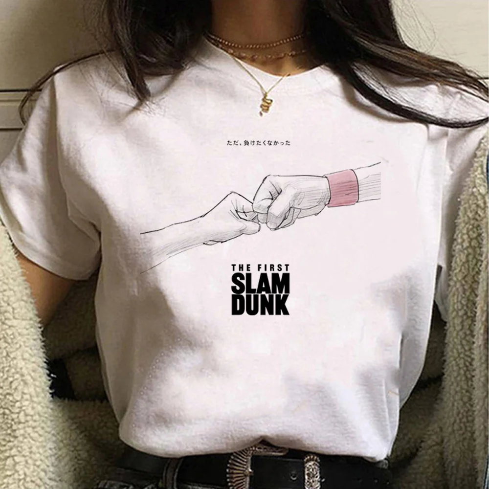 

Футболки Slam Dunk, женская уличная одежда Аниме Y2K, топ для девушек, одежда для манги y2k